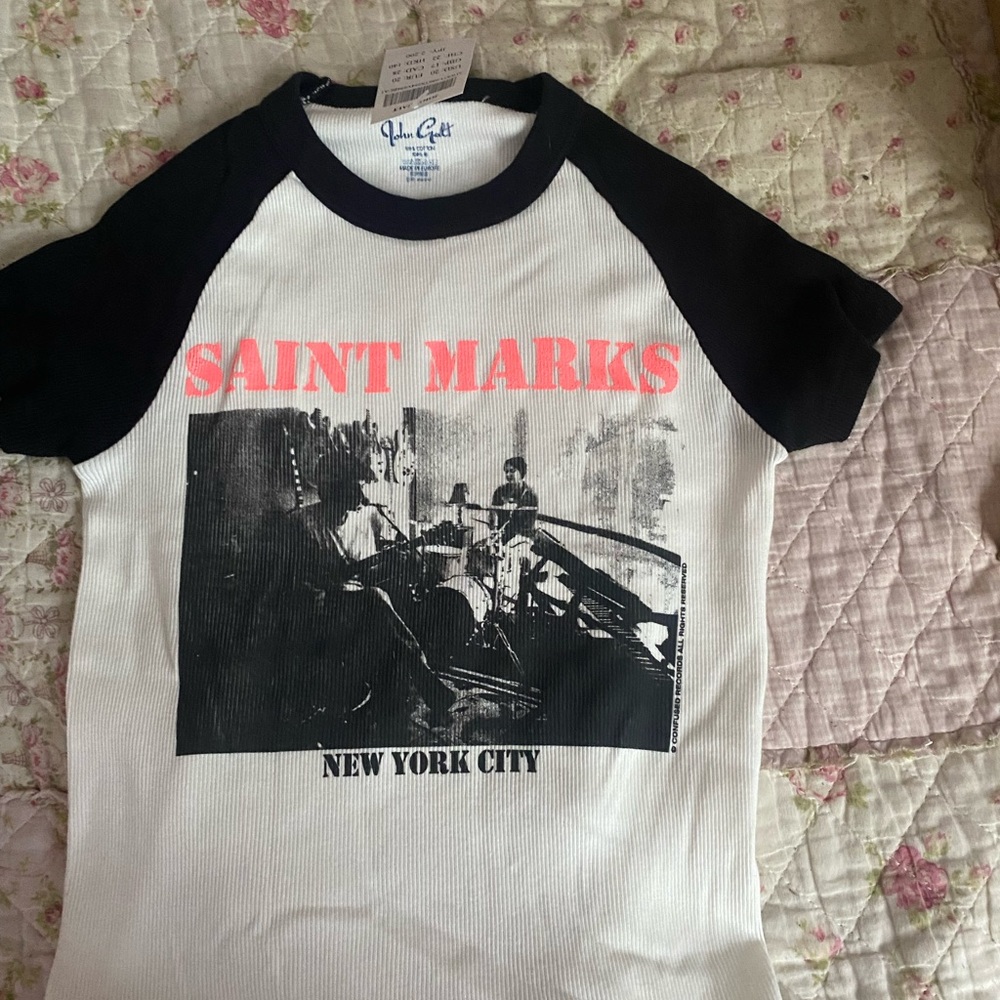 Saint marks one size brandy Melville crop top